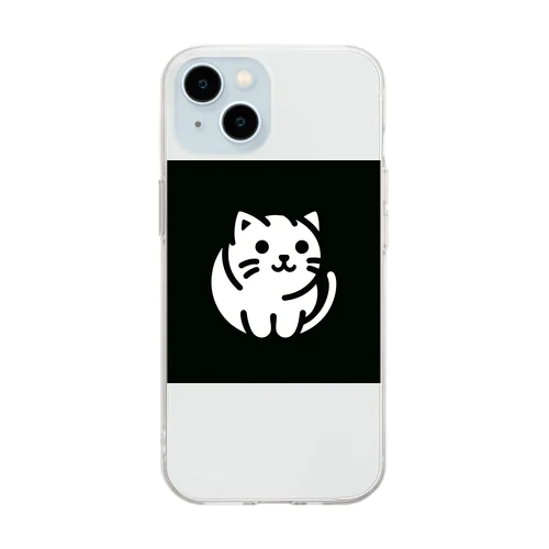 にゃん丸 Soft Clear Smartphone Case