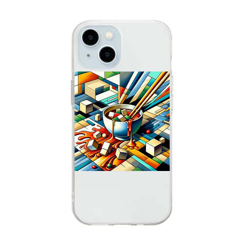 cubism 麻婆 Soft Clear Smartphone Case