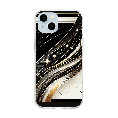 流れ星 Soft Clear Smartphone Case