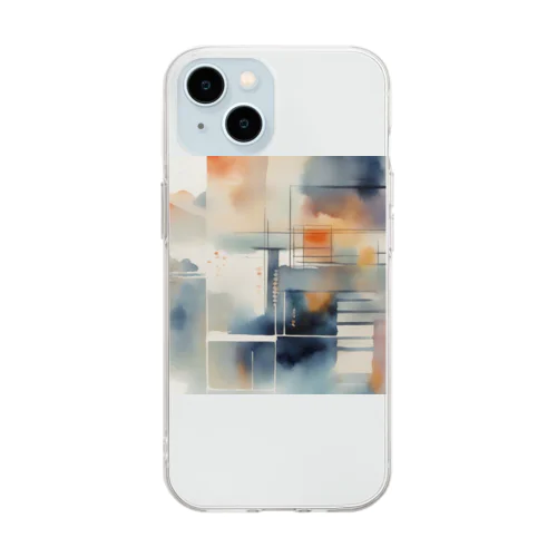 淡すぎる風景 Soft Clear Smartphone Case