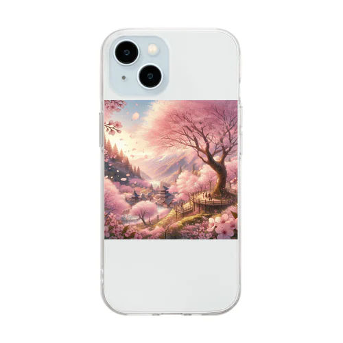 春爛漫 Soft Clear Smartphone Case