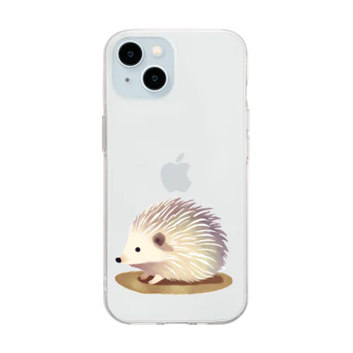 はりねずみのフェルちゃん Soft Clear Smartphone Case