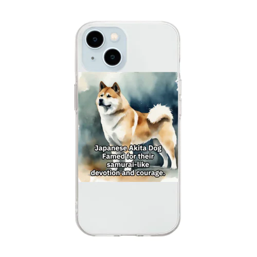 Samurai Dog Soft Clear Smartphone Case