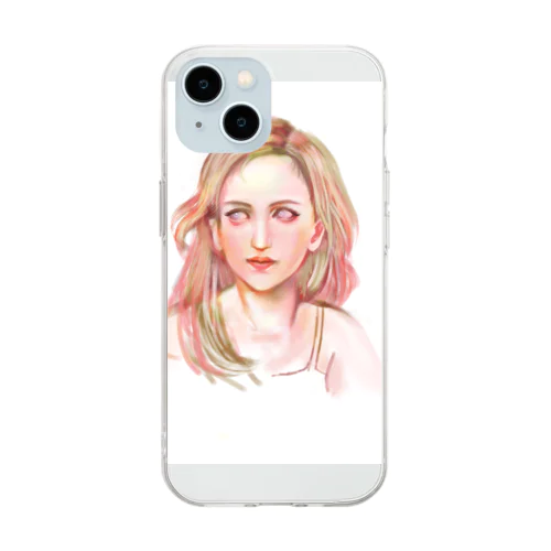 外国人風 Soft Clear Smartphone Case