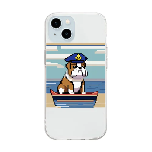 海上保安官ブルドッグ Soft Clear Smartphone Case