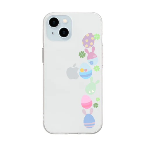 イースター Soft Clear Smartphone Case