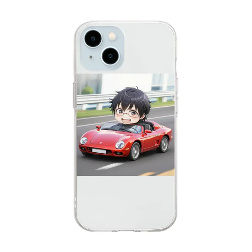 オープンカードライブ＠サラリーマン Soft Clear Smartphone Case