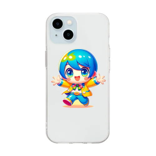 げんきいっぱい Soft Clear Smartphone Case