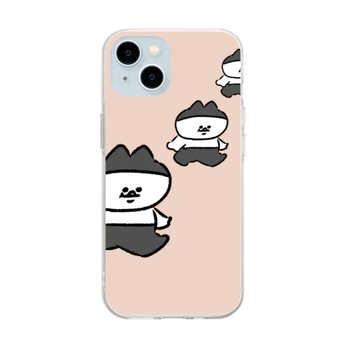 ねこのスマホケース Soft Clear Smartphone Case