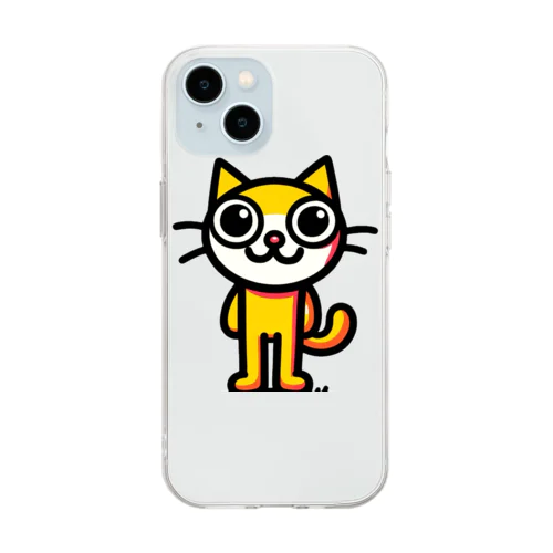 仮）ネコしゃん Soft Clear Smartphone Case