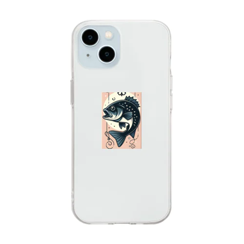 ブラバスくん Soft Clear Smartphone Case