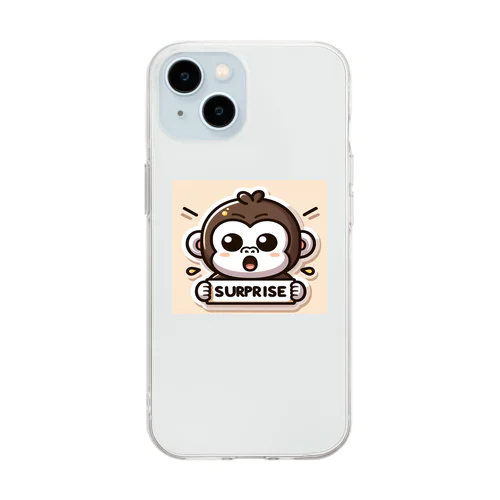 surpriseゴリラ Soft Clear Smartphone Case