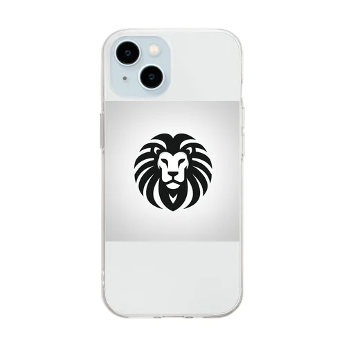 cool lion Soft Clear Smartphone Case