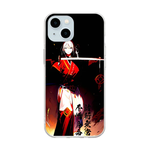 女剣士3 Soft Clear Smartphone Case