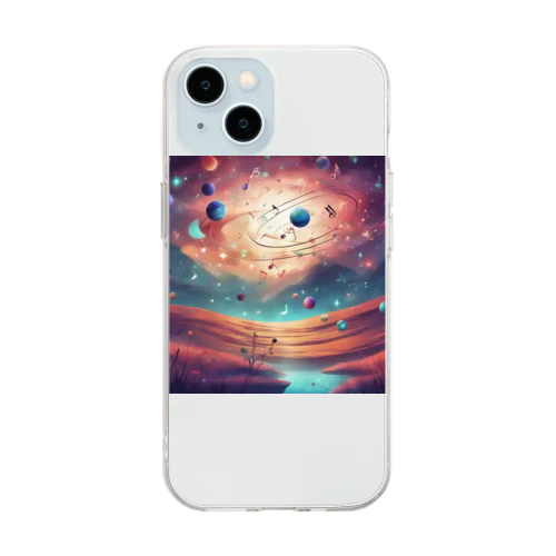 ファンタジーな宇宙 Soft Clear Smartphone Case