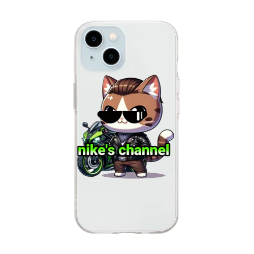 『nike's channel』オリジナルグッズ Soft Clear Smartphone Case