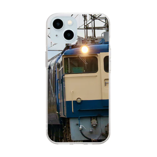 EF65牽引　ロイヤルエクスプレス四国 Soft Clear Smartphone Case