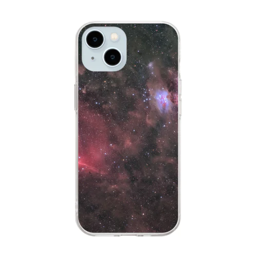 オリオン大星雲と馬頭星雲 Soft Clear Smartphone Case