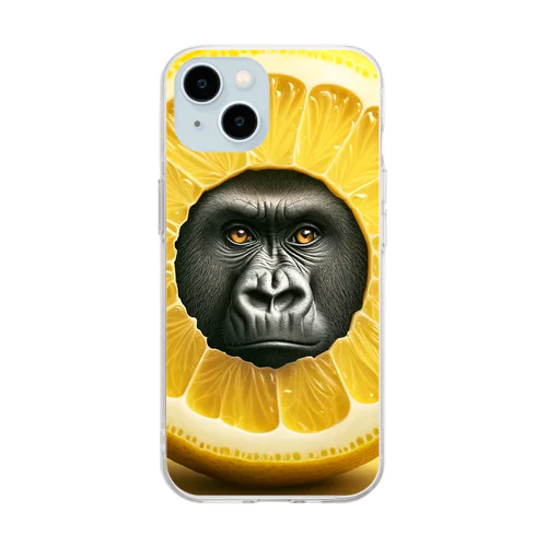 The Mighty Gorilla Lemon  Soft Clear Smartphone Case