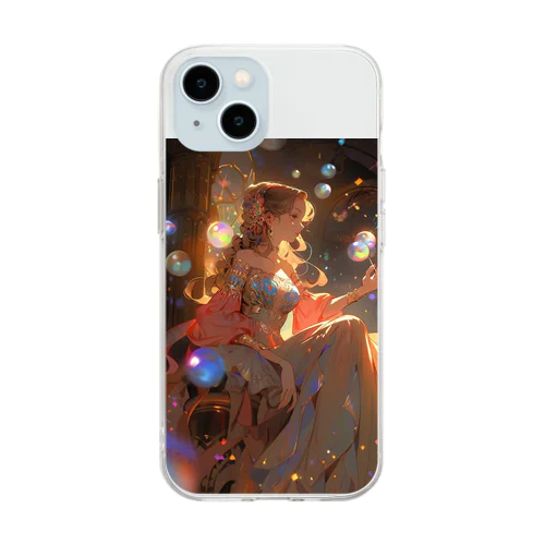 ディナーパーテイー　sanae 2074 Soft Clear Smartphone Case