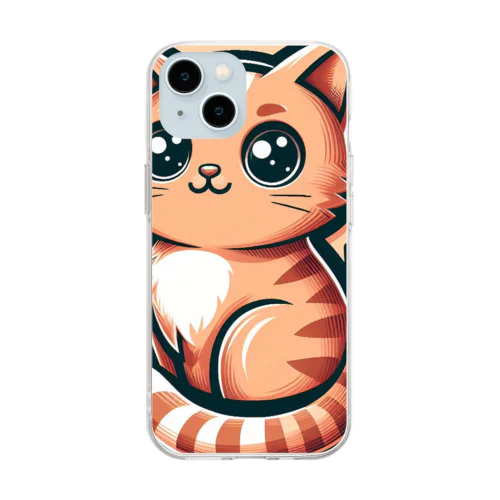 ねこニコばん Soft Clear Smartphone Case