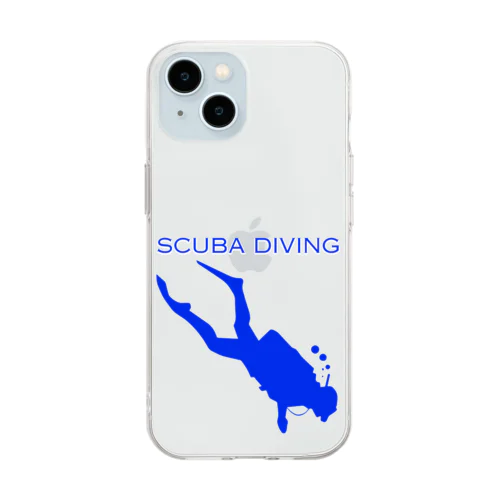 スキューバダイビング Soft Clear Smartphone Case