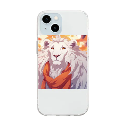 ハンサムライオン🦁 Soft Clear Smartphone Case