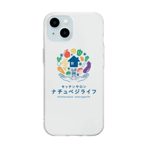 ナチュベジライフ　オリジナルグッズ Soft Clear Smartphone Case