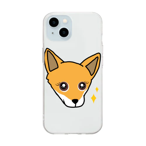 キラキラ サラちゃん Soft Clear Smartphone Case