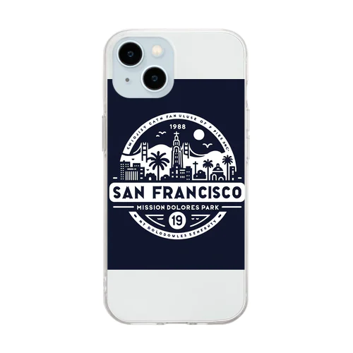 サンフランシスコ　ドロレスパーク Soft Clear Smartphone Case