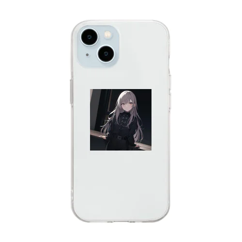 アッシュの美少女 Soft Clear Smartphone Case