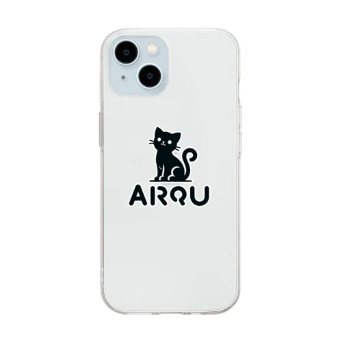 AIROUロゴグッズ Soft Clear Smartphone Case