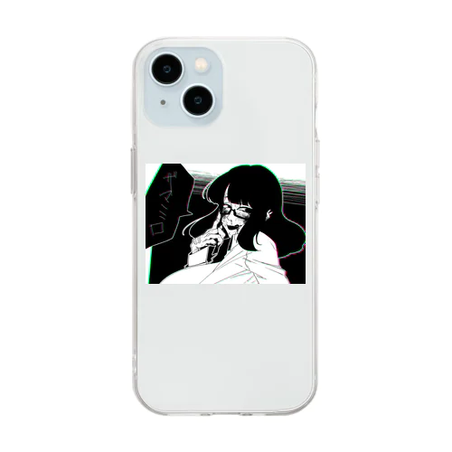 ざまみろ2号 Soft Clear Smartphone Case