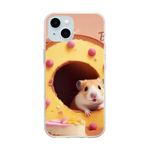 バウムクーヘンの穴 🐹 Soft Clear Smartphone Case