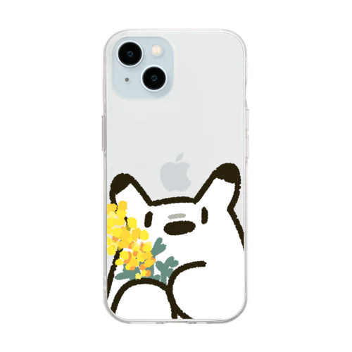 ミモザといっしょ Soft Clear Smartphone Case