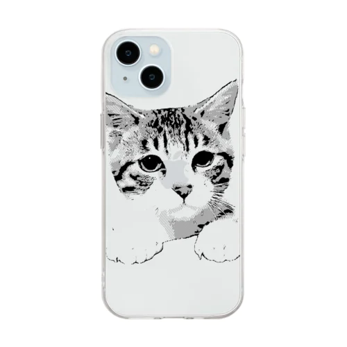 kotetuくん Soft Clear Smartphone Case