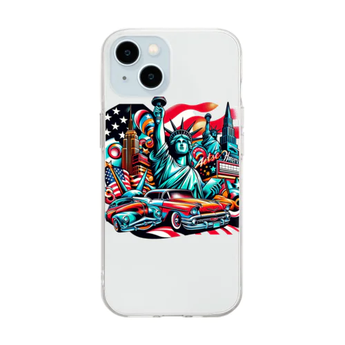 The アメリカン・ドリーム Soft Clear Smartphone Case