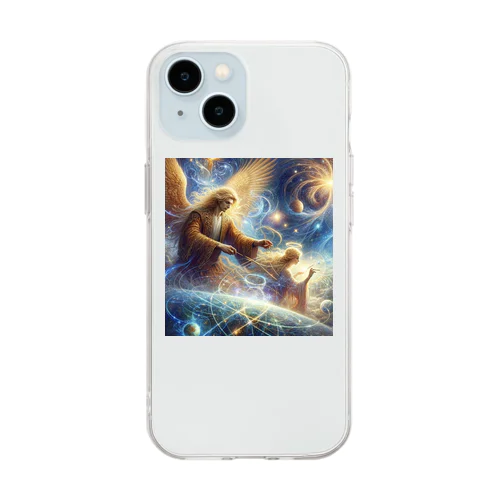 二人の天使 Soft Clear Smartphone Case