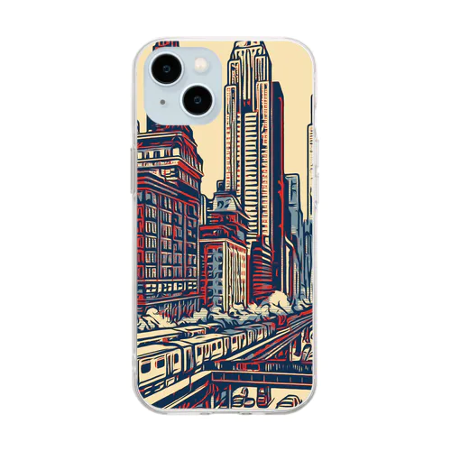  urban landscape Soft Clear Smartphone Case