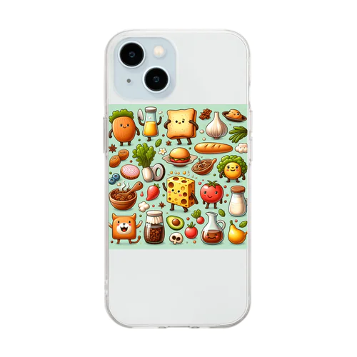 食材妖精 Soft Clear Smartphone Case