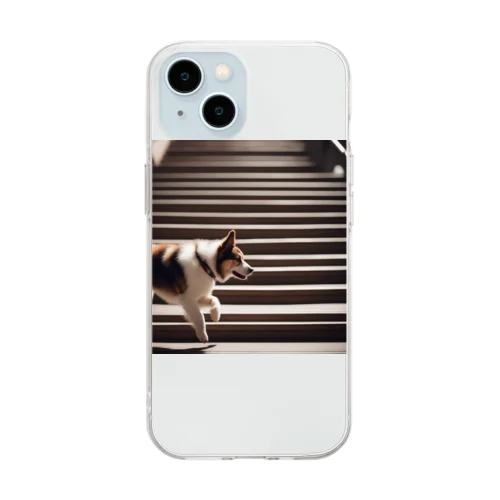 犬15 Soft Clear Smartphone Case