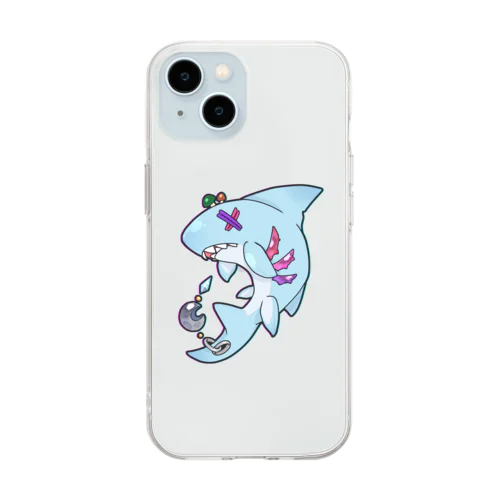 蛆孤分身体／フカヒレ Soft Clear Smartphone Case