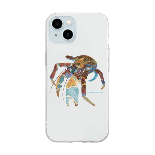 ヤシガニ Soft Clear Smartphone Case