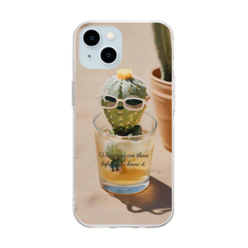 Vacations are there before you know it. Soft Clear Smartphone Case