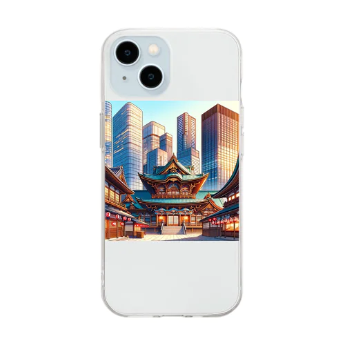 Harmony of Eras: The Tokyo Tapestry Soft Clear Smartphone Case