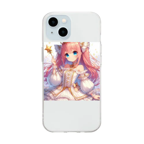 【可愛い】美少女魔法使い3 Soft Clear Smartphone Case