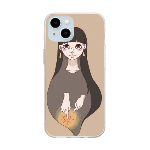 希望の灯火 Soft Clear Smartphone Case