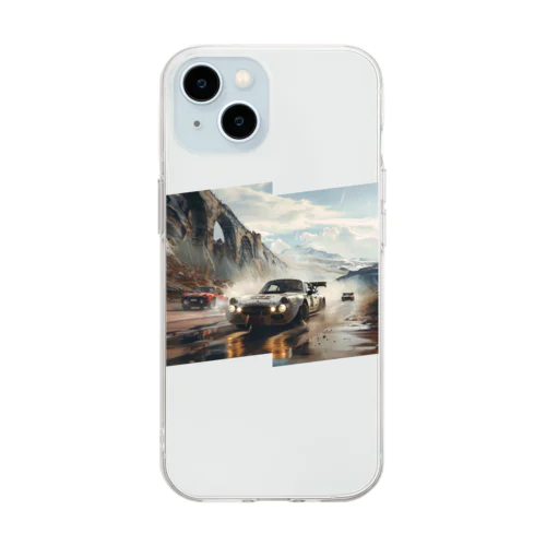 ラリー Soft Clear Smartphone Case