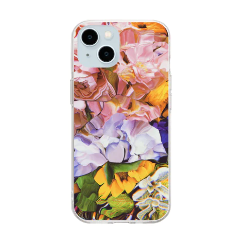 artificial flowers_01 Soft Clear Smartphone Case