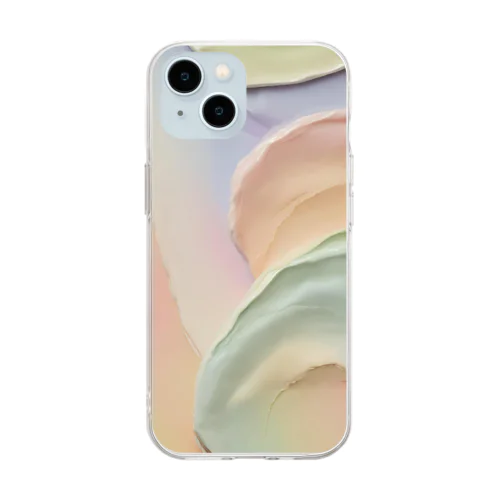 textureart series Soft Clear Smartphone Case